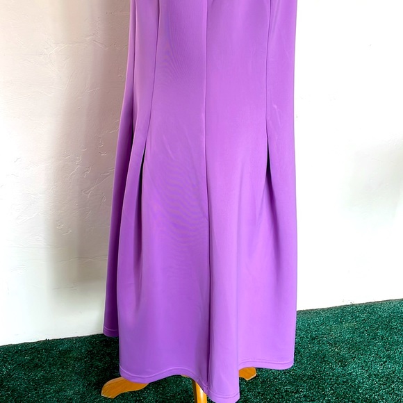 Spense Women Purple Sleeveless Polyester Blend Side Zipper NWT Dress Size 16W - Picture 5 of 15